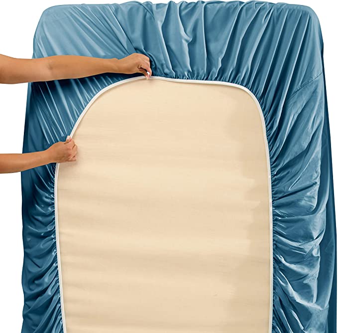 1800 Microfiber Sheet Set Heaven Blue