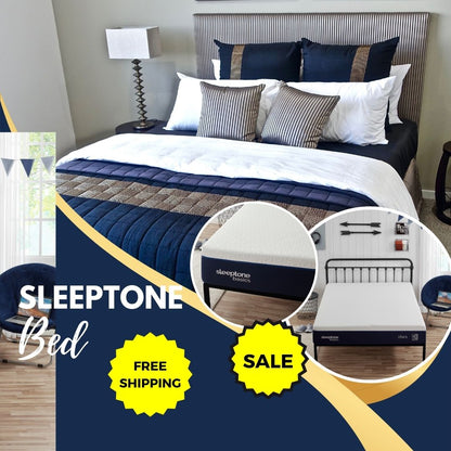 Sleeptone 10" Adjustable Memory Foam Mattress