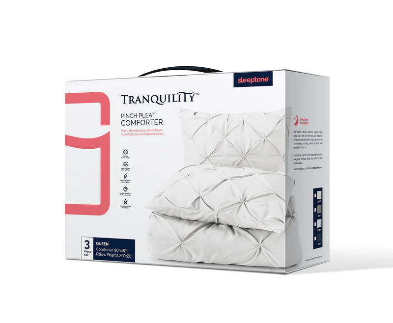 Tranquility® Pinch Down Alternative Comforter Set