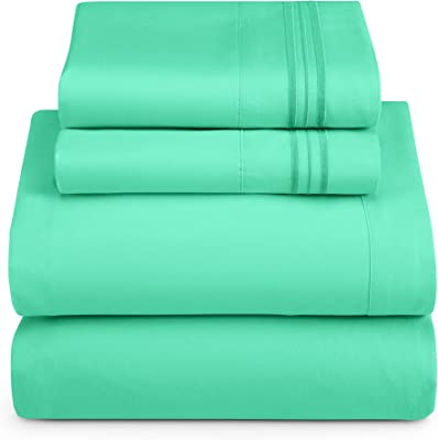 1800 Microfiber  Sheet  Set  Mint Green