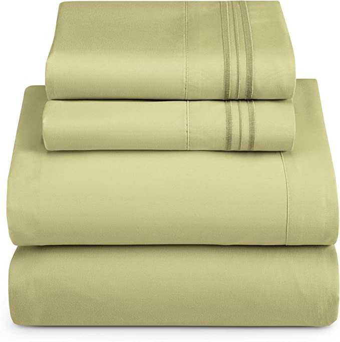 1800 Collection Microfiber Sheet Set Sage