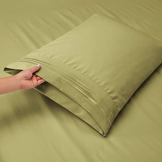 1800 Collection Microfiber Sheet Set Sage