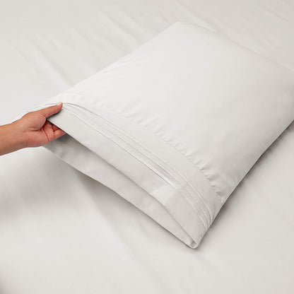 1800 Collection Microfiber Sheet Set  White